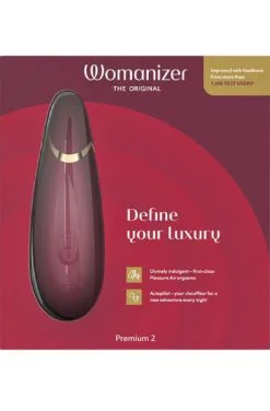 Womanizer Premium 2 Clitoris Stimulator Red -Anal sexleketøy butikk p womanizer premium 2 clitoris stimulator red productimage 5 1