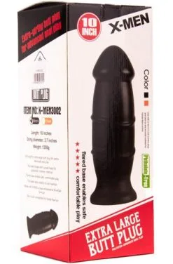 X-Men Butt Plug Black 25 Cm -Anal sexleketøy butikk p x men butt plug black 25 cm 2 001938
