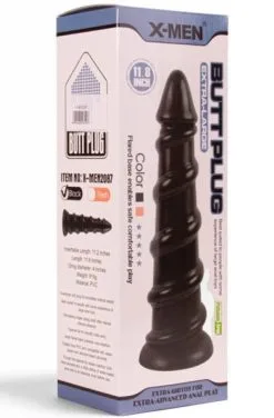 X-Men Butt Plug Black 30cm -Anal sexleketøy butikk p x men butt plug black 30cm 2 000537